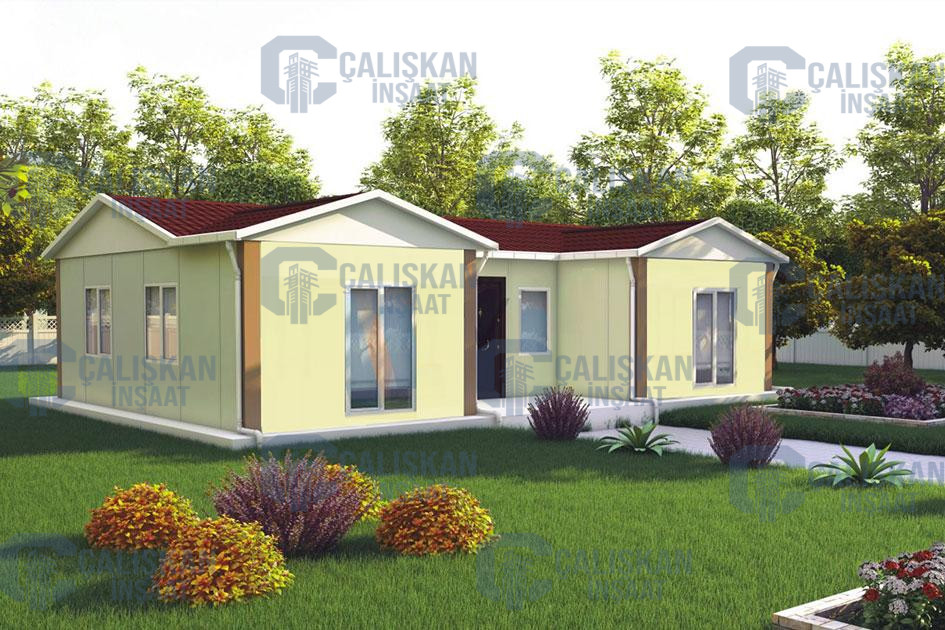 Kayseri Anahtar Teslim Prefabrik 73 m²